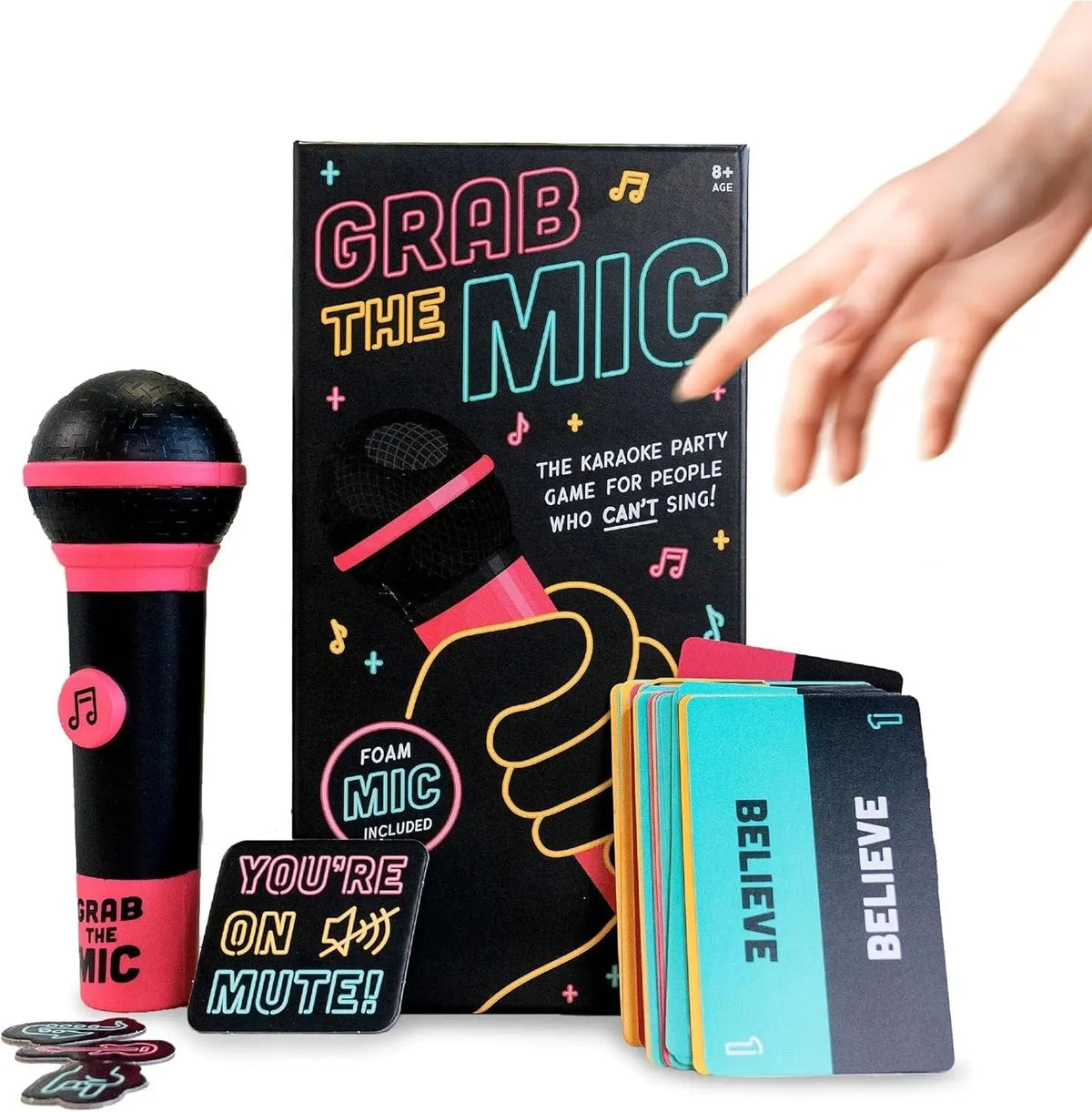 Karaoke party game for non-singers
