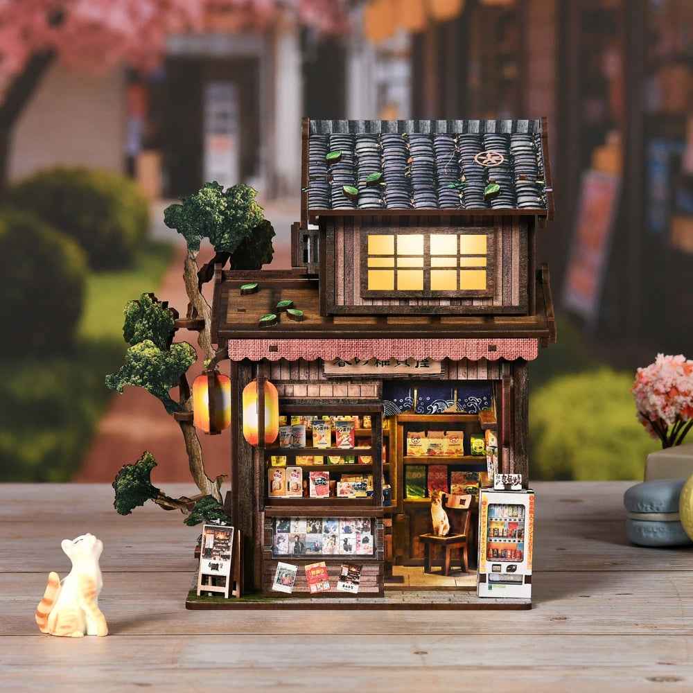 Kasuga Grocery Store DIY Mini Book Nook Kit