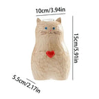 Cat wooden vase – Decor & gift for cat lovers
