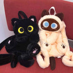 Cute Cat Plush Backpack