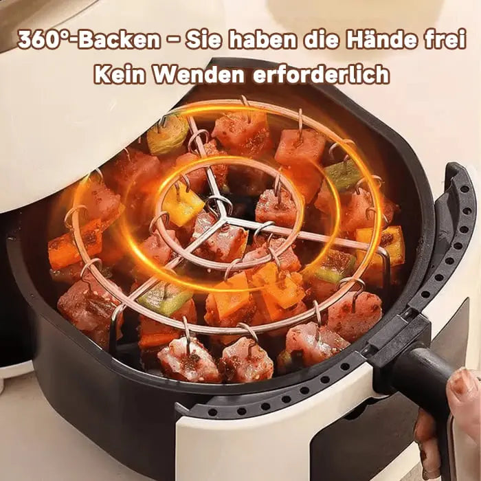 Kebab Grill for Hot Air Fryers – Even Cooking & BBQ Enjoyment