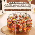 Kebab Grill for Hot Air Fryers – Even Cooking & BBQ Enjoyment