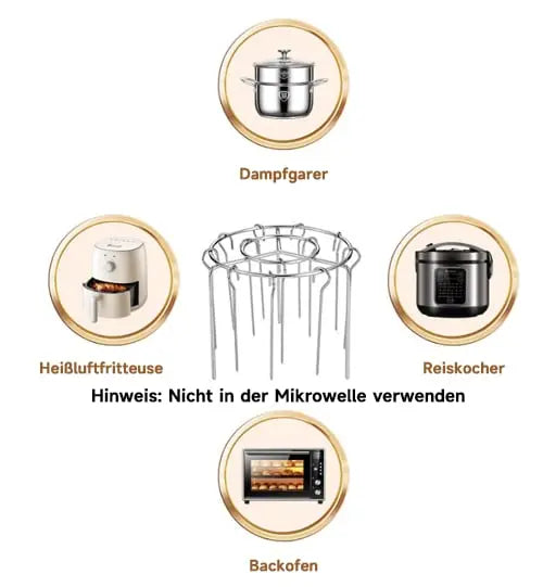 Kebab Grill for Hot Air Fryers – Even Cooking & BBQ Enjoyment