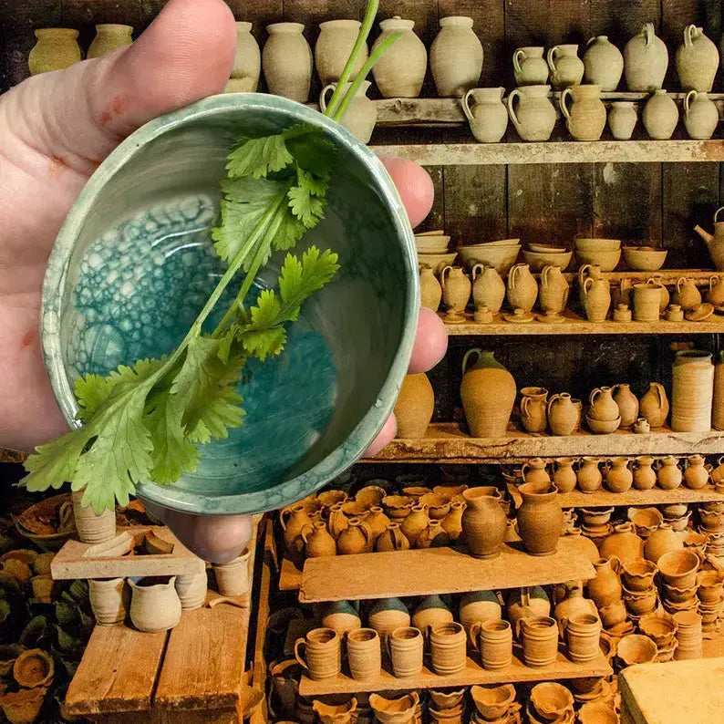 Handmade Ceramic Herb Stripper – Effortless & Clean