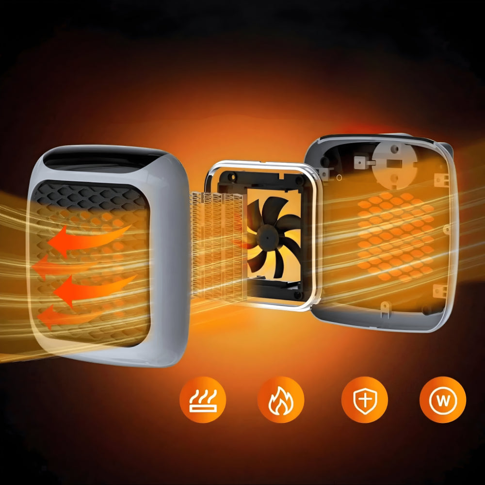 WarmiWall Ceramic Wall Heating – Energy-efficient Mini-radiator with Thermostat