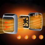 WarmiWall Ceramic Wall Heating – Energy-efficient Mini-radiator with Thermostat