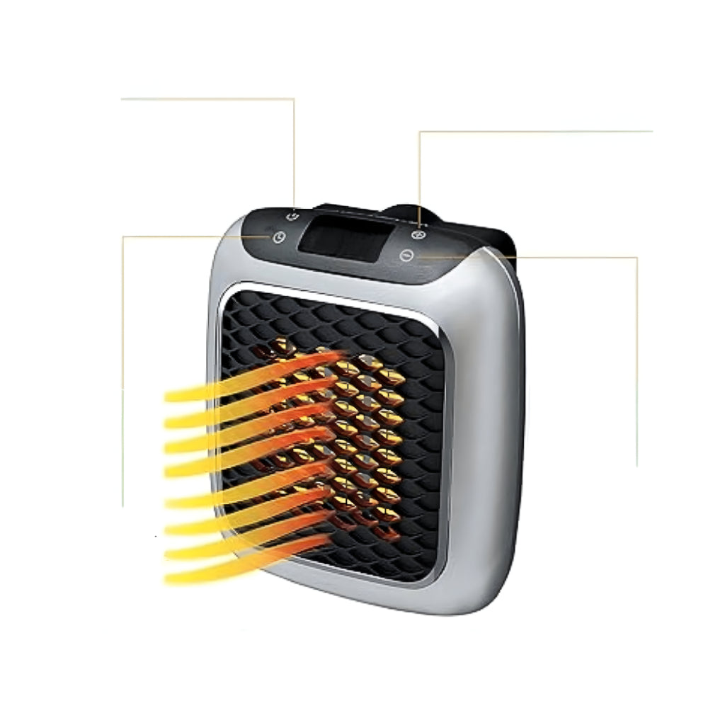WarmiWall Ceramic Wall Heating – Energy-efficient Mini-radiator with Thermostat