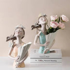 Ceramic vase Butterfly girl – Elegant & modern flower vase