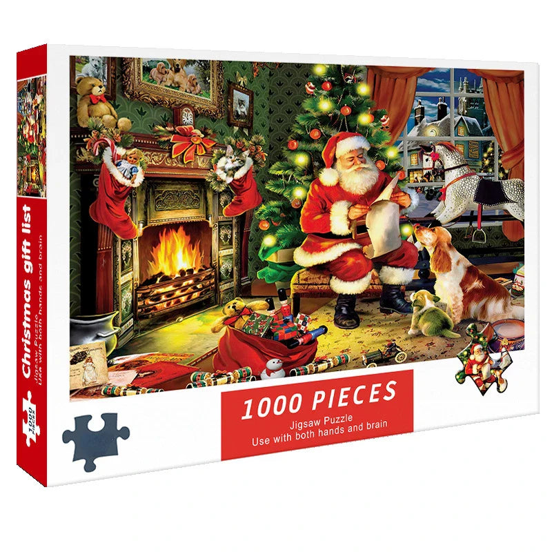 Kerstpuzzel voor Volwassenen – 1000 Stukjes Kerstthema voor Gezellige Feestdagen