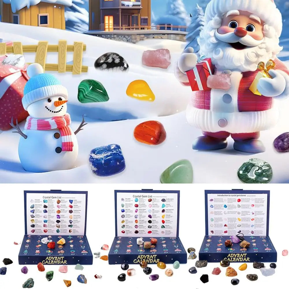 GemNova Kristal Adventkalender – 24-daagse kalender met natuurlijke stenen & magische uitstraling