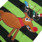 Christmas Sweater for Dogs - Festive Reindeer with Various Prints