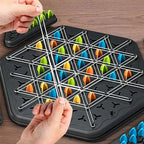 Chain Triangle Strategy Game – elegant thinking game for 2–4 players