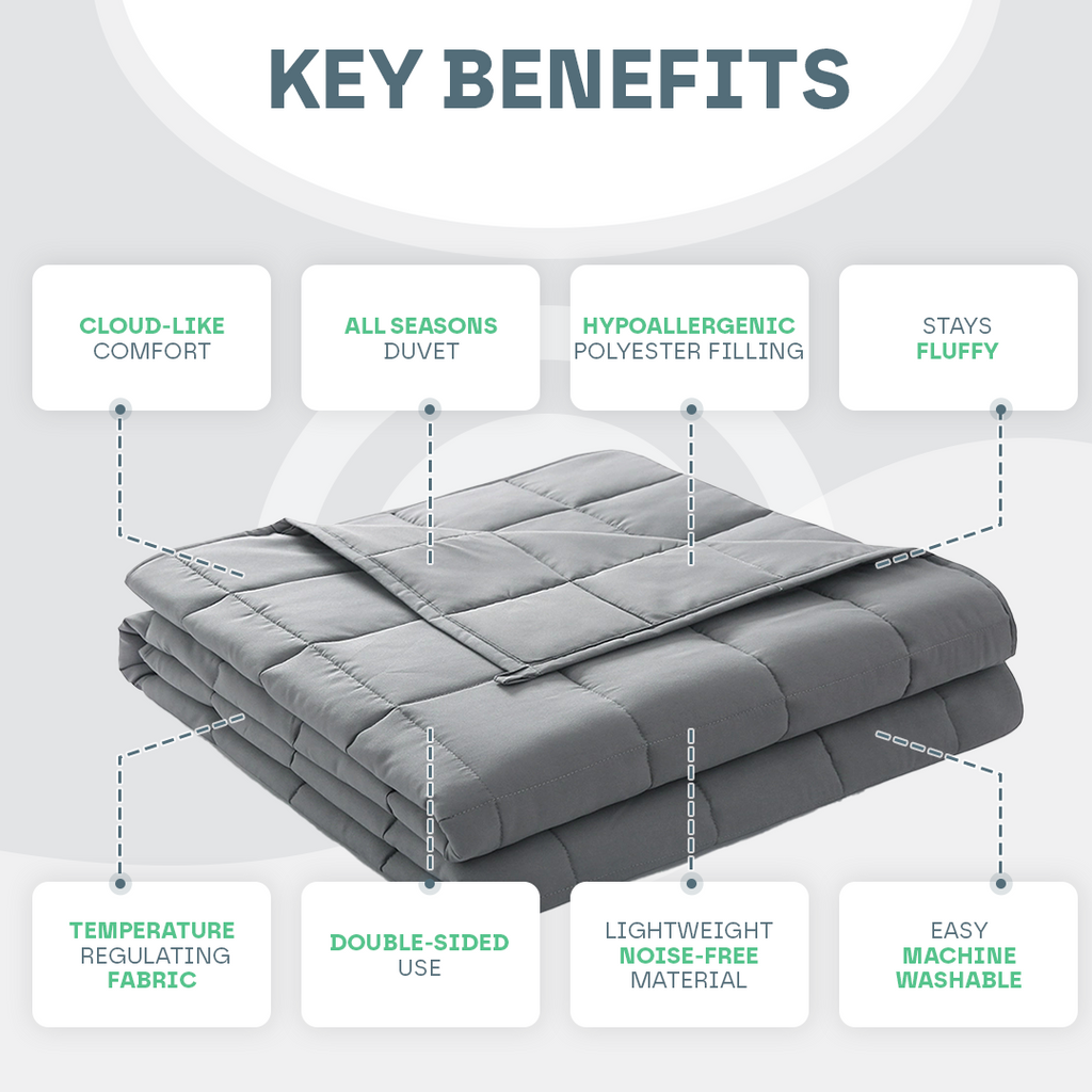 All Seasons Cloud-Soft Duvet | Gentle on Skin, Cozy & Breathable for Twin, Full, Queen, King Sizes