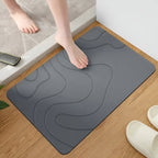 Diatomaceous Earth Bath Mat | Non-slip Bathroom Rug 40x60 cm
