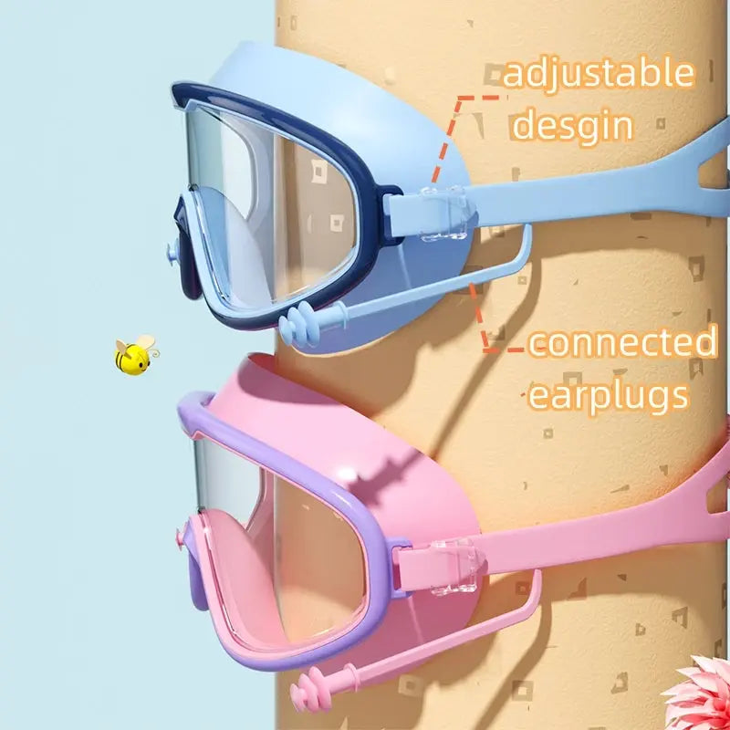 Kids Anti-Fog Swim Goggles – Soft & PRedective