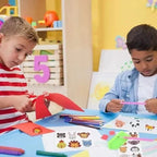 Child-friendly Diamond Sticker Set – With non-toxic Glitter Stones