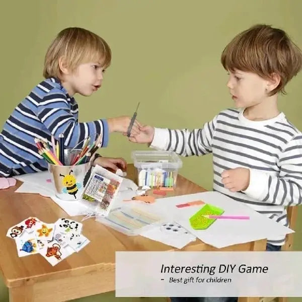 Child-friendly Diamond Sticker Set – With non-toxic Glitter Stones