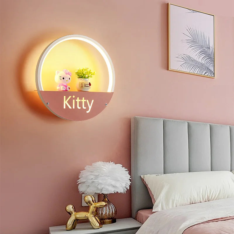 Wall light children's room – Creative LED night light wall lamp with bracket