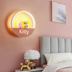 Wall light children's room – Creative LED night light wall lamp with bracket