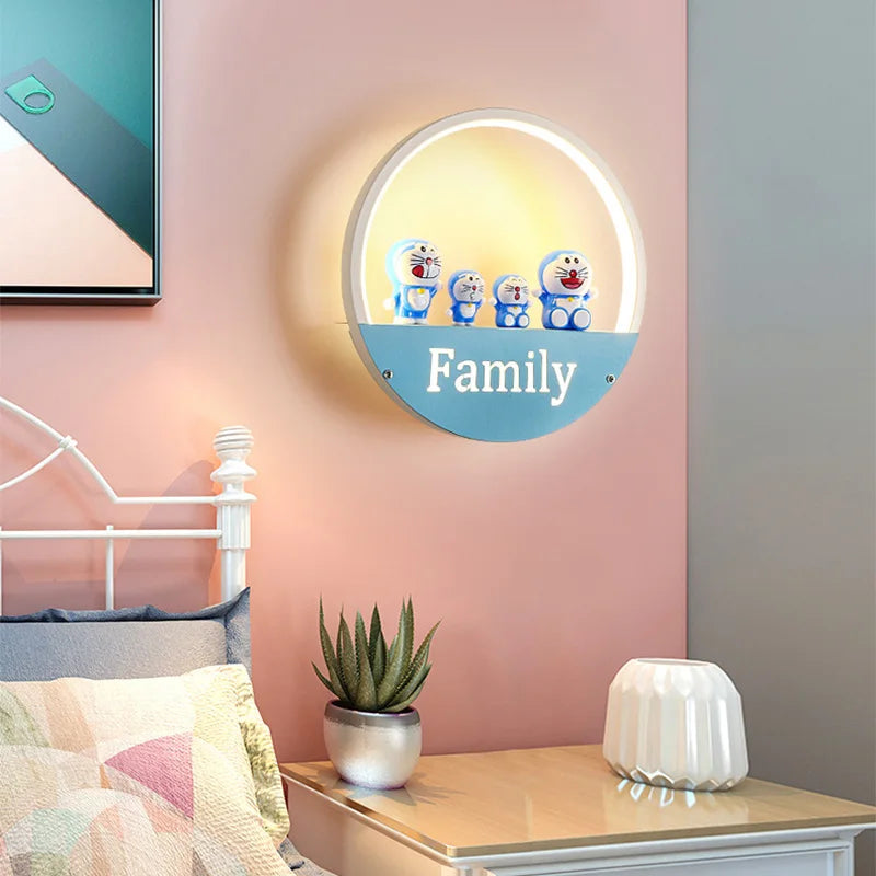 Wall light children's room – Creative LED night light wall lamp with bracket