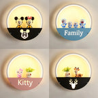 Wall light children's room – Creative LED night light wall lamp with bracket