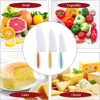 Child-friendly kitchen set with knife, peeler & board