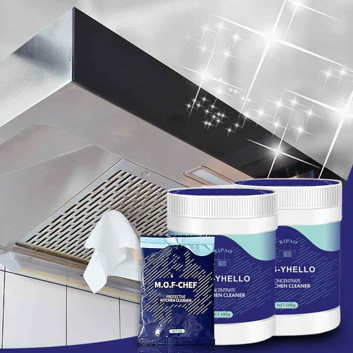 Kitchen degreaser cleaning agent Powerful oil contamination powder