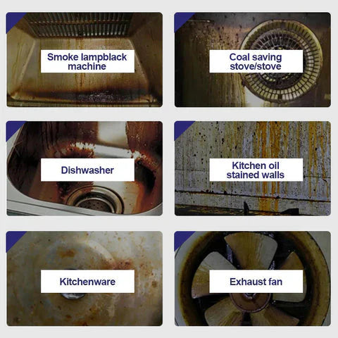 Kitchen degreaser cleaning agent Powerful oil contamination powder