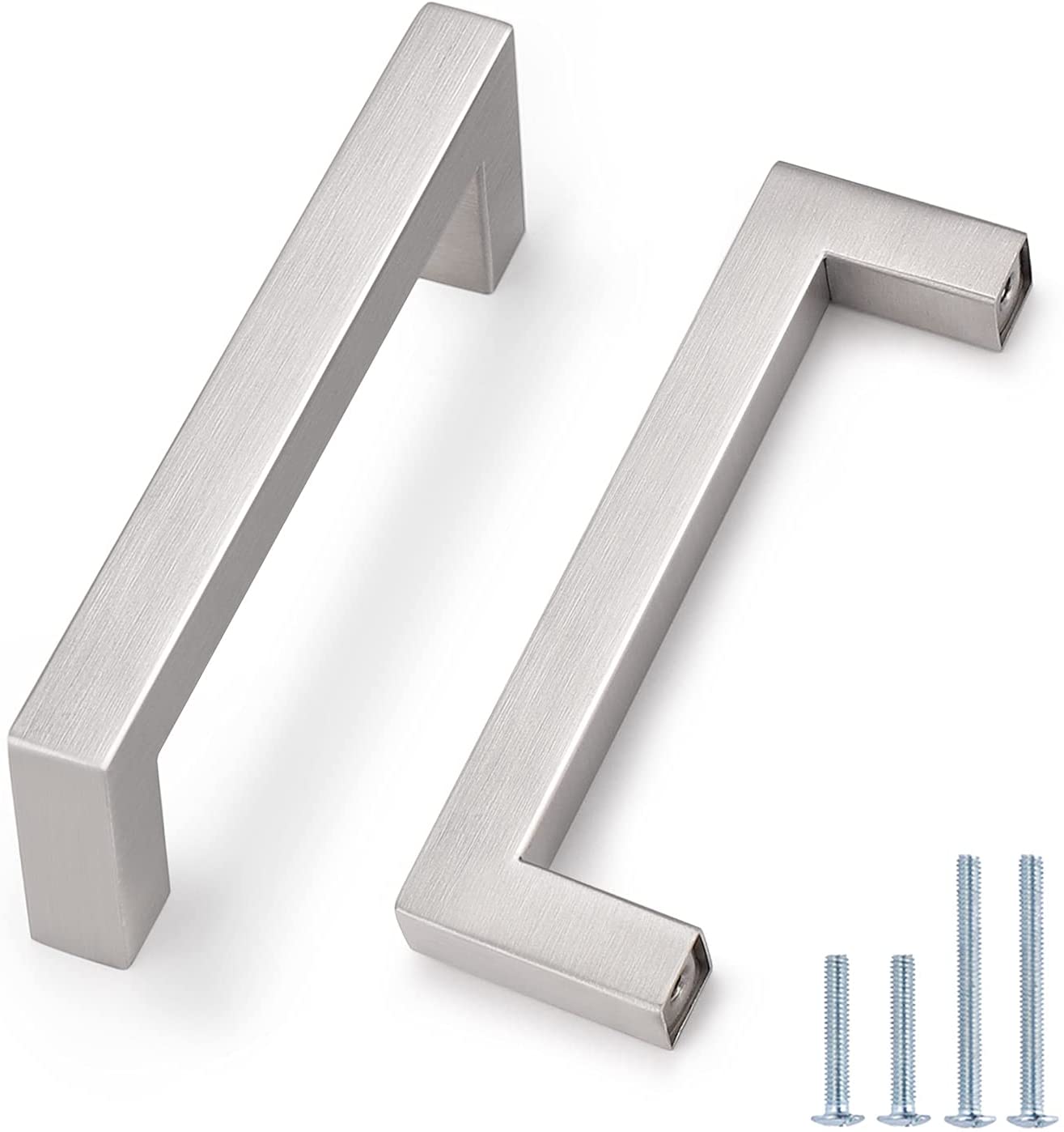 Kitchen cabinet pulls brushed nickel stainless steel cabinet handles