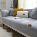 Waterproof Thick Fuzzy Sherpa Fleece Non-slip Sofa Cover