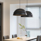 Dome Pot | Pendant Light Gray 39 cm Iron/Aluminum