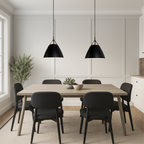 Scandinavian Metal Pendant Lamp with Color Accents and E27 LED Socket