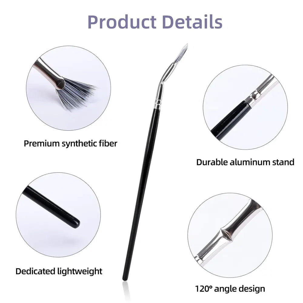 I Folding Eyelash Brush with Angled Head – Perfect for Hectic Mornings