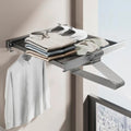 Foldable wall shelf for laundry – space-saving with double drying area