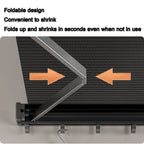 Foldable wall shelf for laundry – space-saving with double drying area