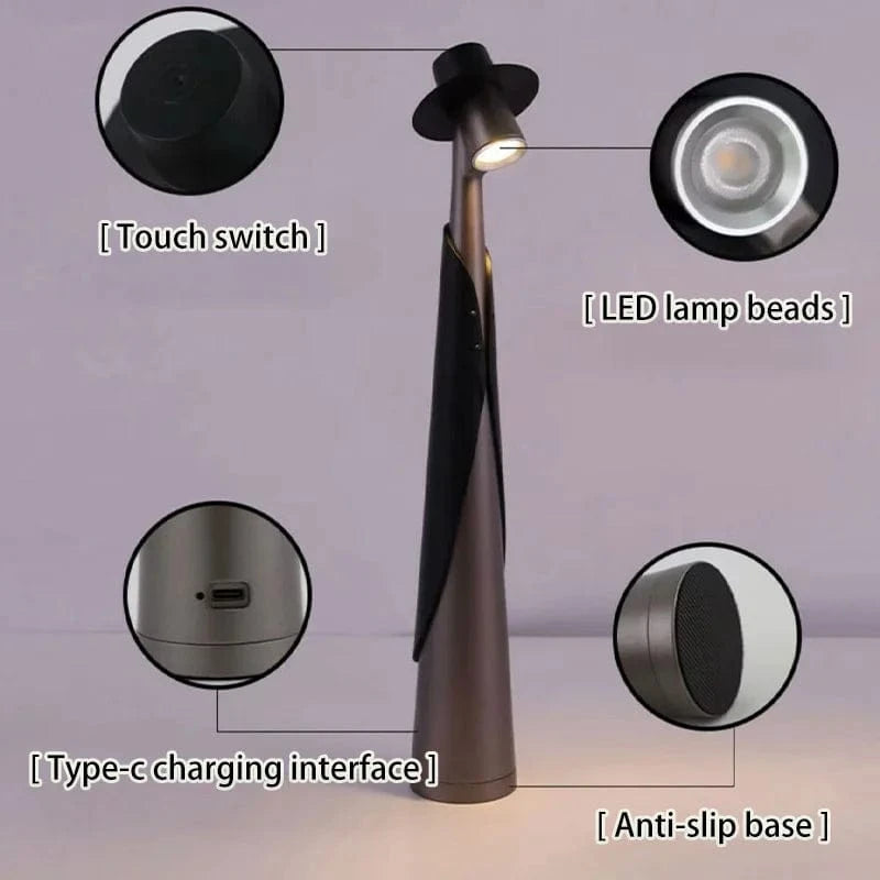 Classic Touch LED Desk Lamp | Rechargeable Table Lamp