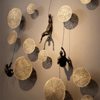 Klimmer Sculpture Plastic Metal Neutral Wall Decoration