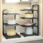 Cookware Organizer – Adjustable Holder for Pots & Pans