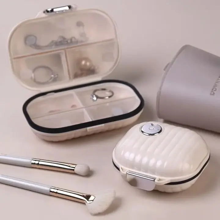 Compact Organizer Boxes for Jewelry, Tablets & More | 1 Large + 1 Small