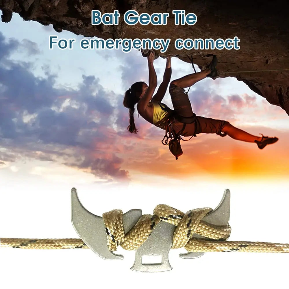 Compact stainless steel multi-purpose outdoor hook with auto-grip claw
