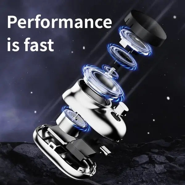 Compact Electric Shaver for Smooth Skin on the Go