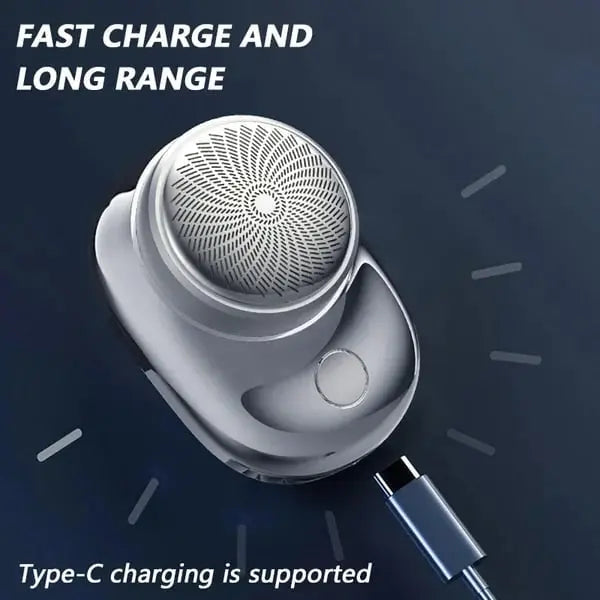 Compact Electric Shaver for Smooth Skin on the Go