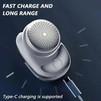 Compact Electric Shaver for Smooth Skin on the Go
