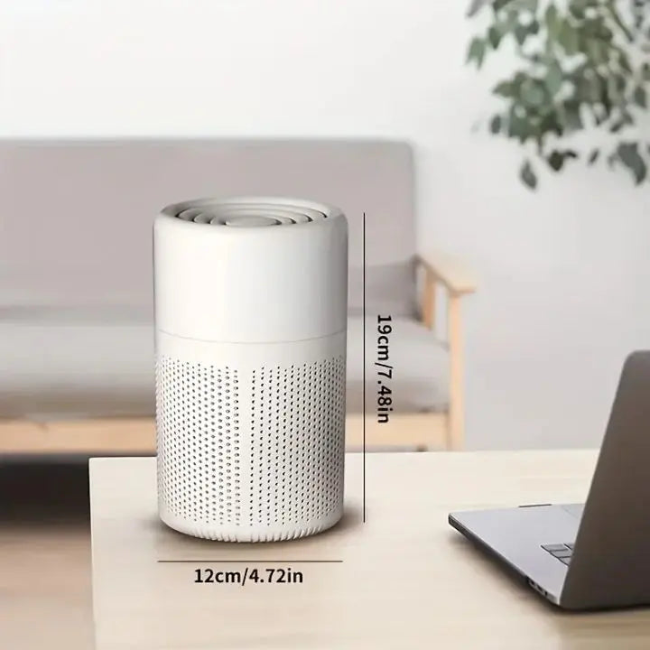 Compact Air Purifier – HEPA & Activated Carbon Filter, Clean Air