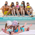 Compact foldable screen pRedector with suction cup holder for mobile phones
