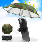Compact foldable screen pRedector with suction cup holder for mobile phones