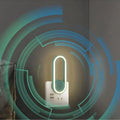 Compact ultrasound mosquito repellent device with LED light