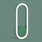 Compact ultrasound mosquito repellent device with LED light