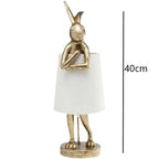 Rabbit Table Lamp – Dimmable LED Night Light in Modern Design for Kids' Room & Living Room with Soft Light for Kids' Rooms