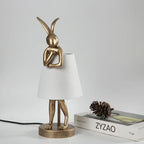Rabbit Table Lamp – Dimmable LED Night Light in Modern Design for Kids' Room & Living Room with Soft Light for Kids' Rooms